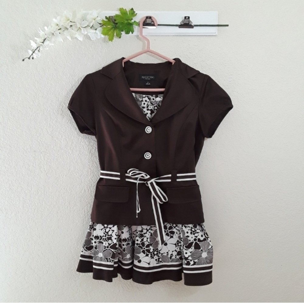 Perceptions New York sz:8 2-Piece Set Top & Skirt